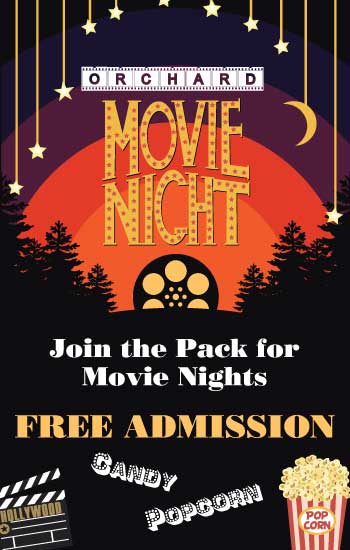 Movie Night in the Orchard
